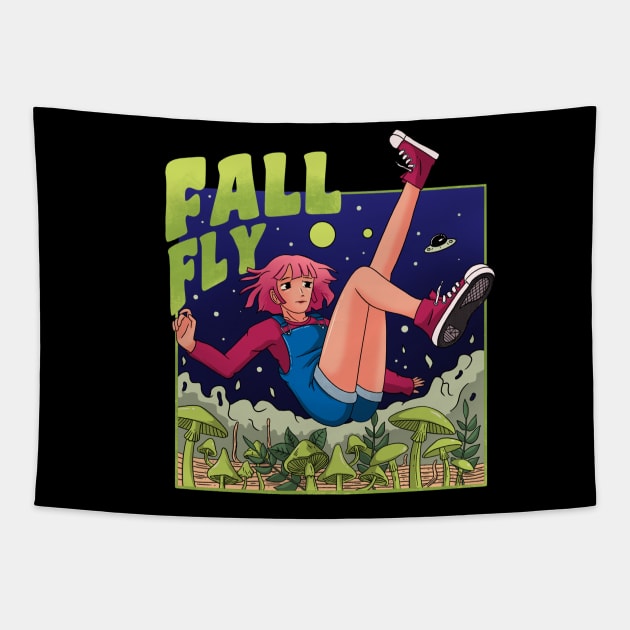 Fall fly Tapestry by lasthopeparty