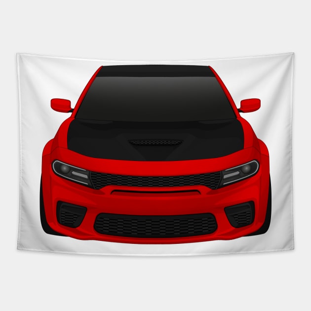 Charger Widebody TorRed + black Tapestry by VENZ0LIC