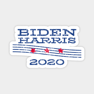 Joe Biden 2020 and Kamala Harris On One Ticket Distressed Version Magnet