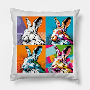 Arctic Cool - Pop Art Arctic Hare Pillow