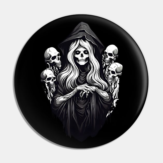 Halloween witch skulls Pin by beangeerie