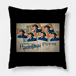 Hannibal Heyes collage Pillow