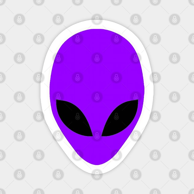 Purple Alien gang Magnet by 1Y_Design