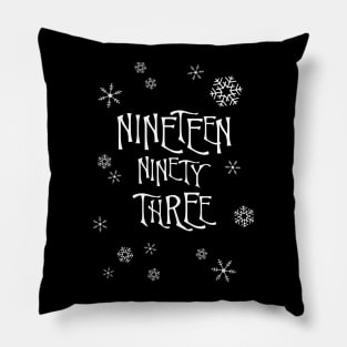 Creepy "1993" Christmas (variant) Pillow