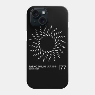 Taeko Ohnuki / Minimalist Graphic Design Fan Artwork Phone Case