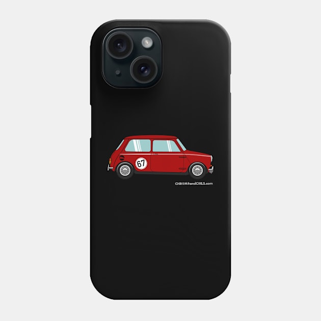 This Classic Little Red Car Phone Case by CC I Design