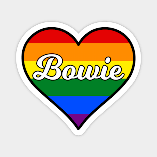 Bowie Maryland Gay Pride Heart Magnet