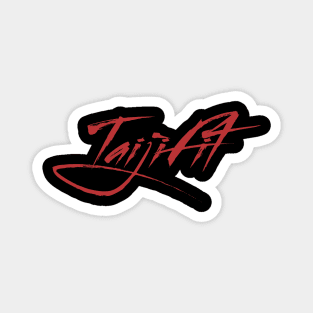 Taijifit Script Tee Magnet