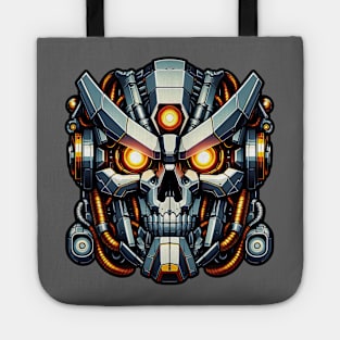 Biomech Skull S01 D95 Tote