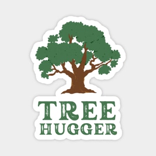 Tree Hugger Earth Day Magnet