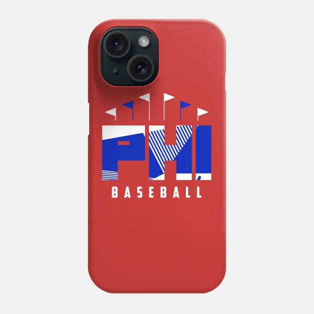 PHI Baseball Ballpark Phone Case by funandgames