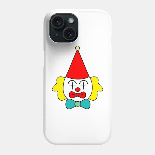 Clown - funny face. Phone Case by kerens
