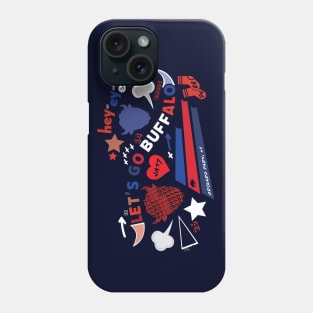 Red White and Bills Phone Case
