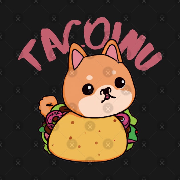 TacoInu, Cute Kawaii Shiba Inu Taco by maxdax