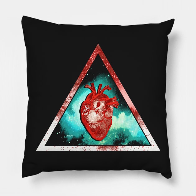 mystic heart Pillow by filippob