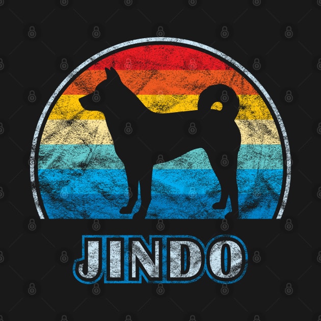 Jindo Vintage Design Dog by millersye