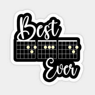 Best Dad Ever- Guitar Dad Magnet