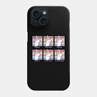 Unicorn Moods Phone Case