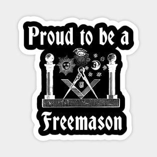 Really proud to be a Freemason Magnet