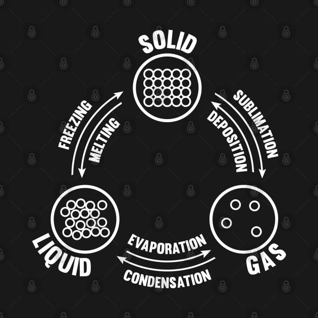 Physics Chemistry Physicist Chemist Phase Change by Krautshirts