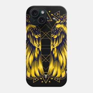 crow miror vintage geometric Phone Case