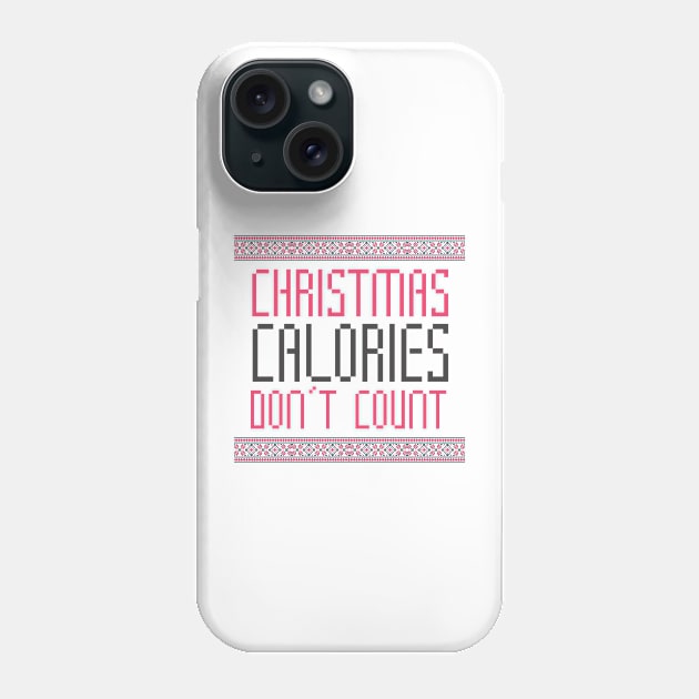 Christmas Calories Phone Case by VectorPlanet