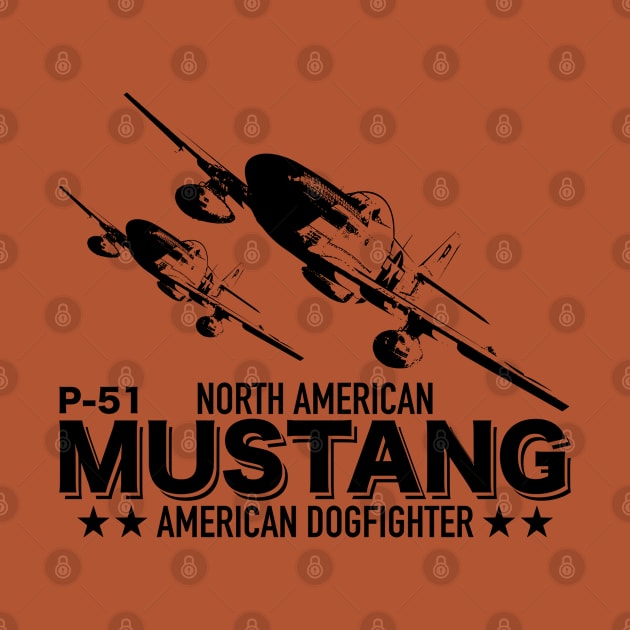 North American P-51 Mustang (Small logo) by TCP