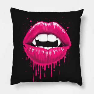 Vampire lips Pillow