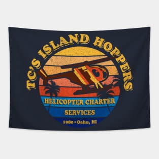 TC's Island Hoppers Magnum PI Worn Tapestry