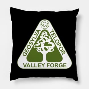 Silent Running: Valley Forge Emblem GREEN VERSION Pillow