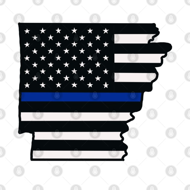 Police Arkansas flag by RayRaysX2