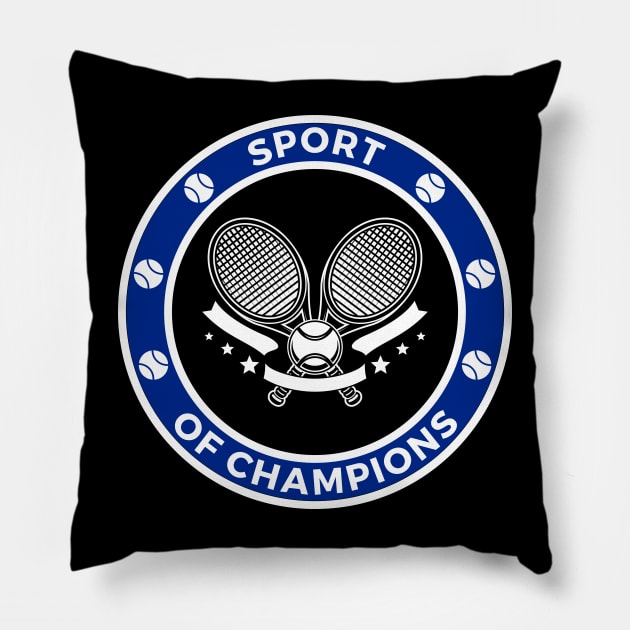 French Open: Sport Of Champions Pillow by TopTennisMerch