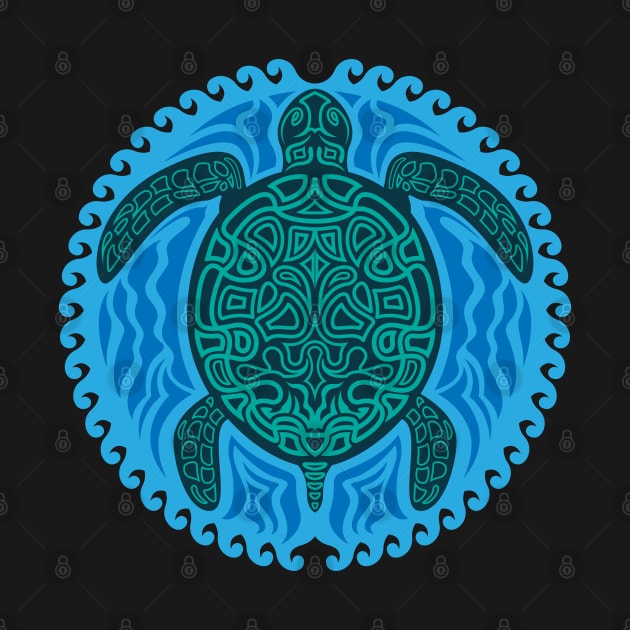 Hawaiian Tribal Turtle Shirt| Sea Turtle T Shirts by GigibeanCreations