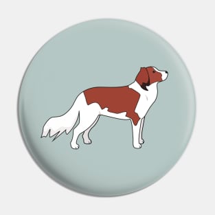 Kooiker Dog Illustrated Pin