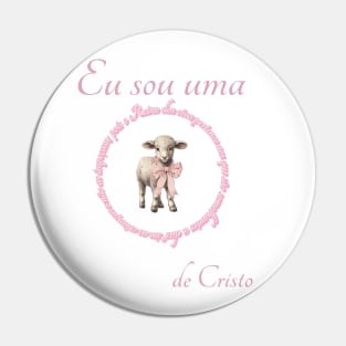 Eu sou uma ovelha de cristo Pin