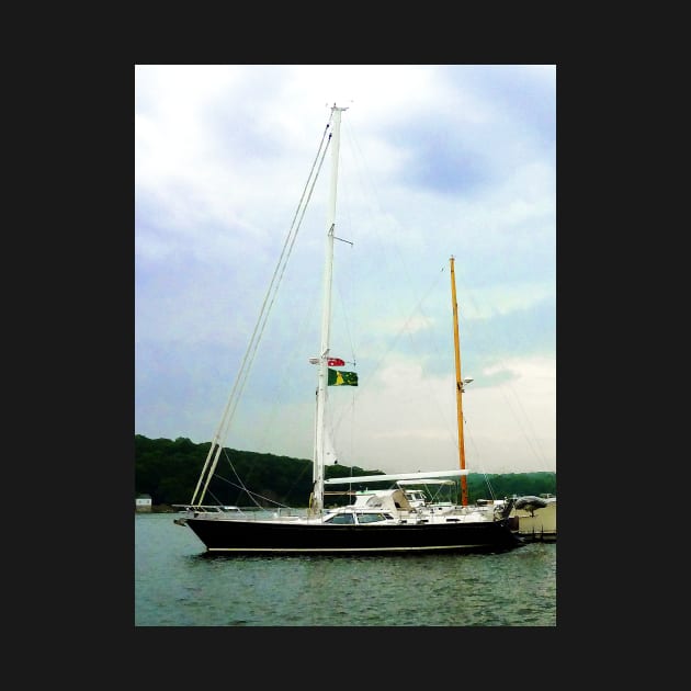 Boats - Sailboat at Anchor by SusanSavad