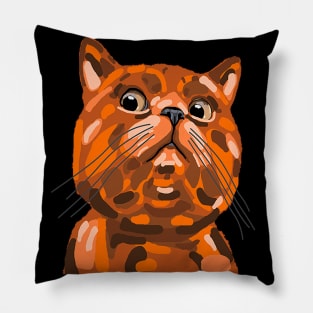 Cat Illustration Pillow