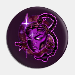 Scorpio Babe Pin