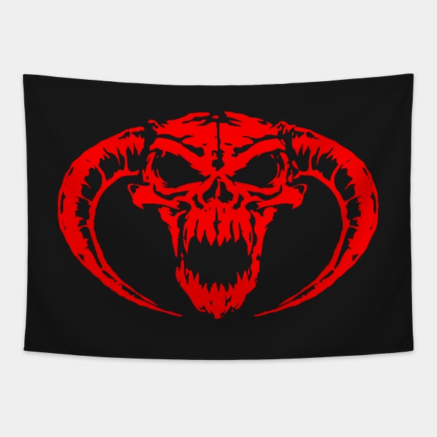 DragonBorn Black & red Tapestry by Lytazo