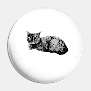 Hibou the Cat Pin