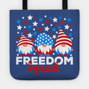 Freedom Squad Red White & Blue Gnomes Tote