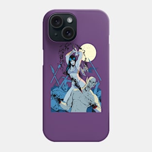 Axe Girl in battle Phone Case