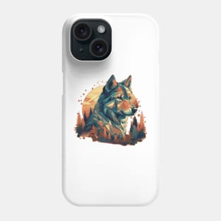 Abstract wolf Phone Case
