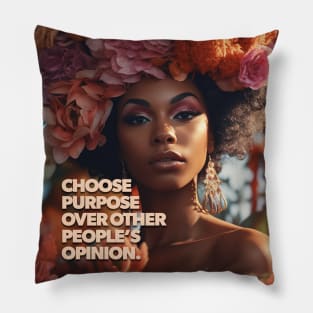 Flourish in Purpose Pillow