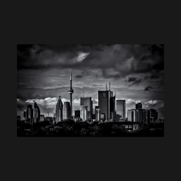 Toronto Skyline From The Pape Ave Bridge No 2 by learningcurveca