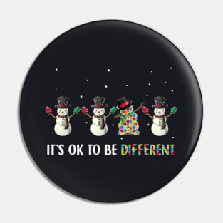 It S Ok To Be Different Autism Awareness Pin