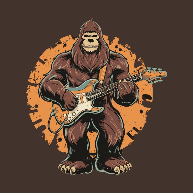 Sasquatch "bigfoot" rock on 2024 by SecuraArt