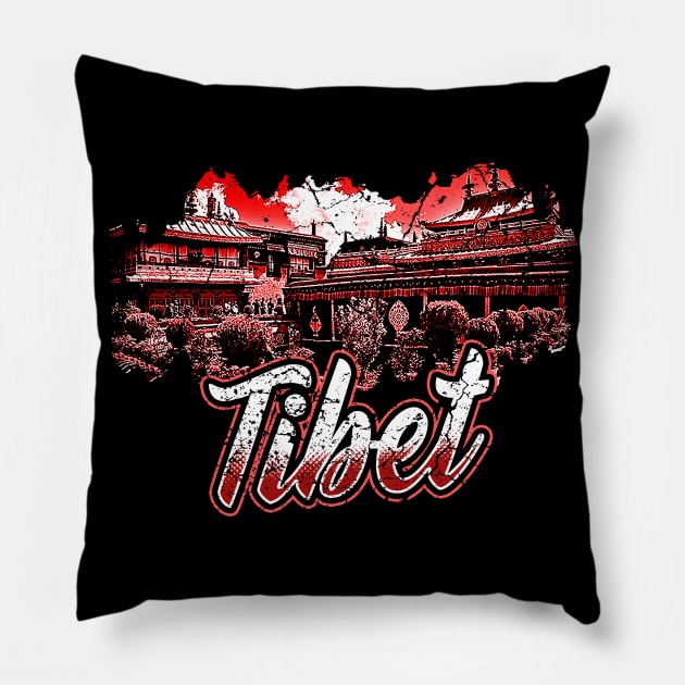 Tibet Pillow by Mila46