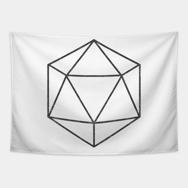 Minimal polygon distressed Tapestry by PaletteDesigns