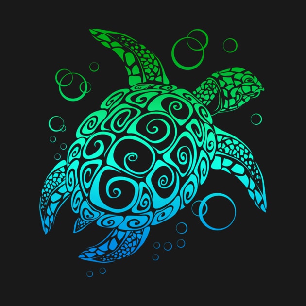 Sea Turtle Hawaiian Honu by Weirdcore